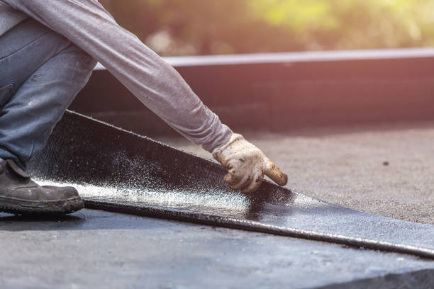 Professional Exterior Waterproofing technician working in Manville, NJ